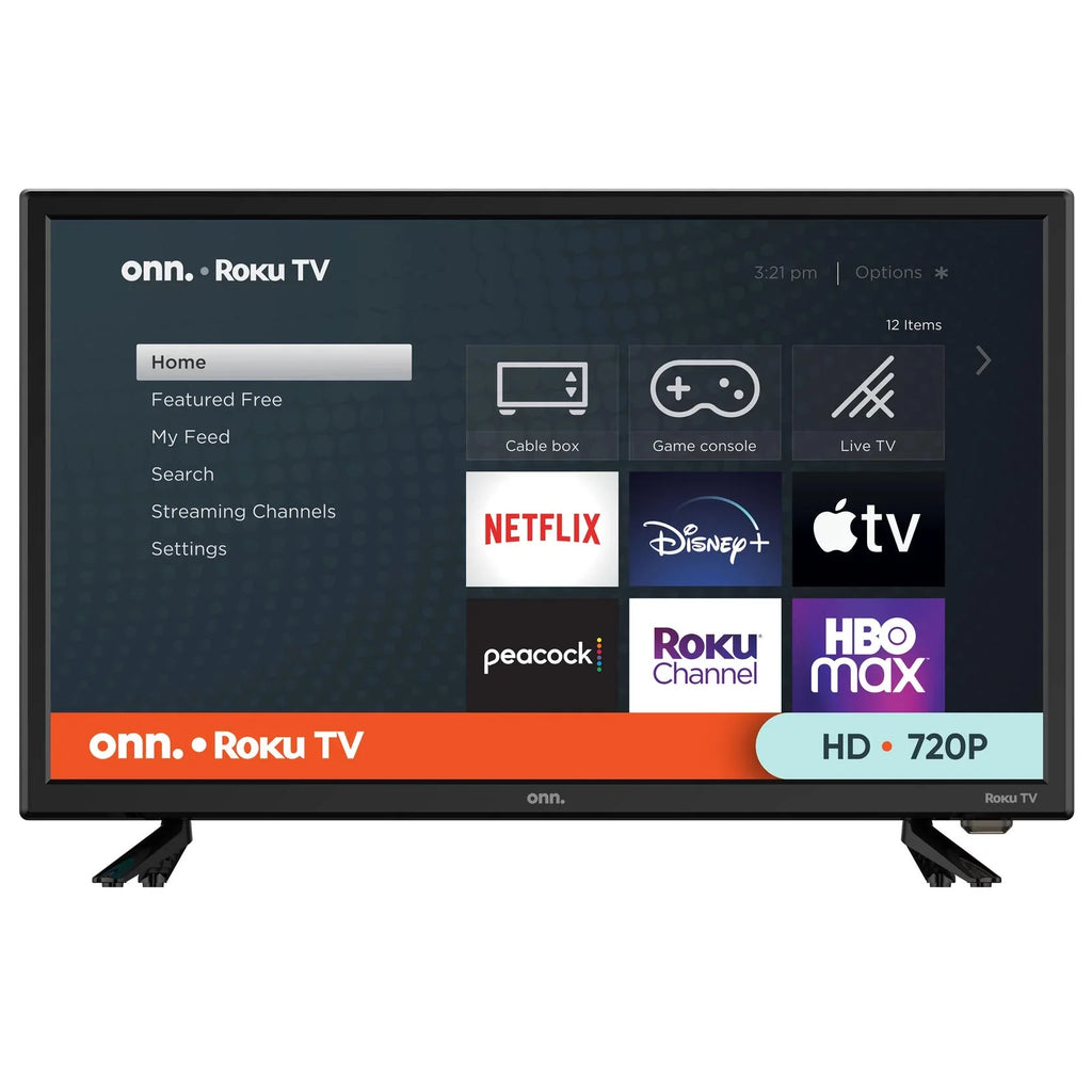 Restored 0nn. 24" Class 720P HD LED Roku Smart TV (10001_2590) (Refurbished)