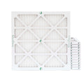 12 Pack of 12x12x1 MERV 10 Pleated Air Filters by Glasfloss. Actual Size: 11-1/2 x 11-1/2 x 7/8