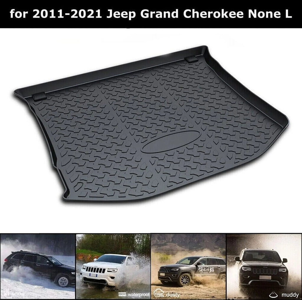 Easy to Clean for 2011-2021 Jeep Grand Cherokee TPO Rear Cargo Trunk Mats Liner