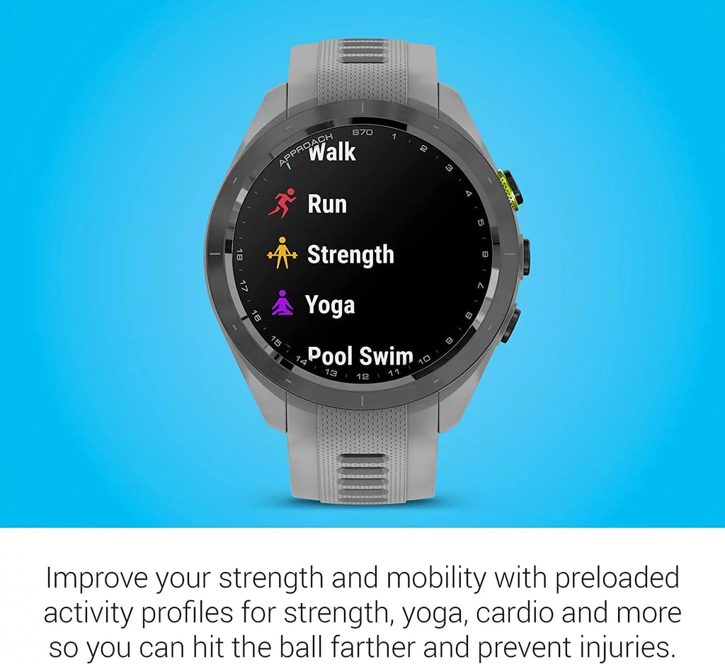 Garmin Approach S70, Black (47mm) with Accessories