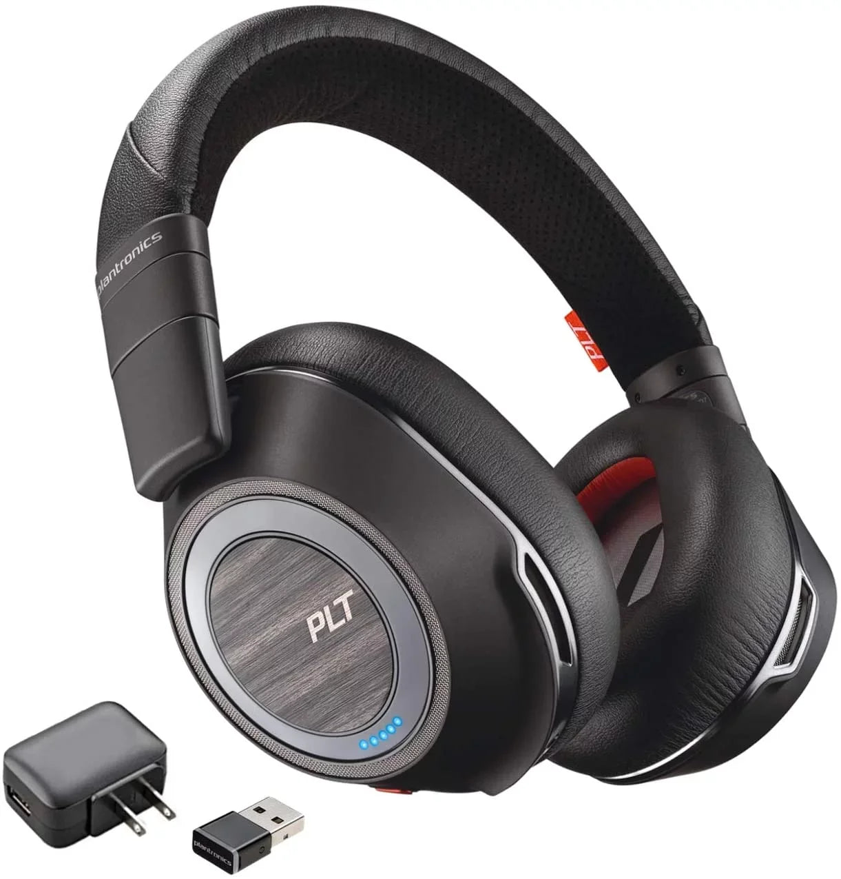 Plantronics Voyager 8200-UC Stereo Bluetooth Headset | USB Dongle | #208769-01 | Bonus AC Charger