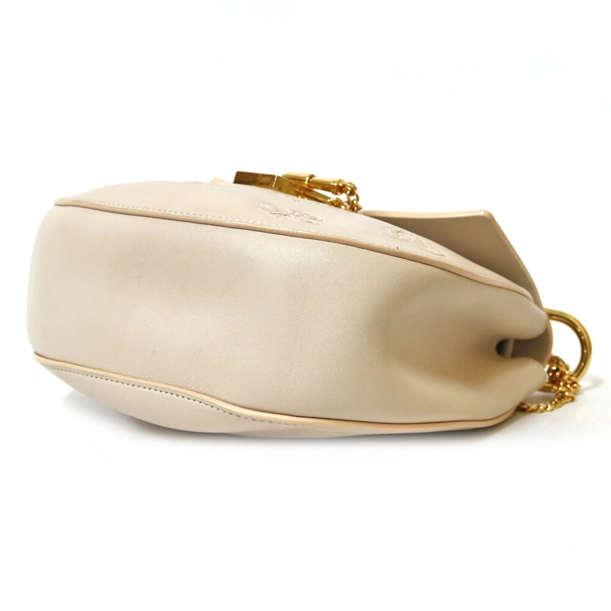 Pre-Owned Chloé Chloe Shoulder Bag Beige Ladies (Fair)