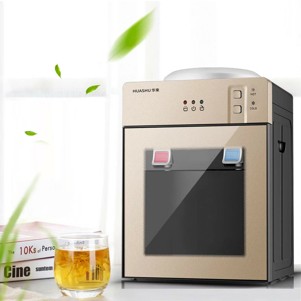DENEST 5 Gallon Electric Hot Cold Water Dispenser Top Loading Stainless Steel for Home Office