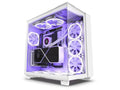 NZXT H9 Elite - All White - CM-H91EW-01 - Premium Dual-Chamber - Mid-Tower - RGB Fans - Case