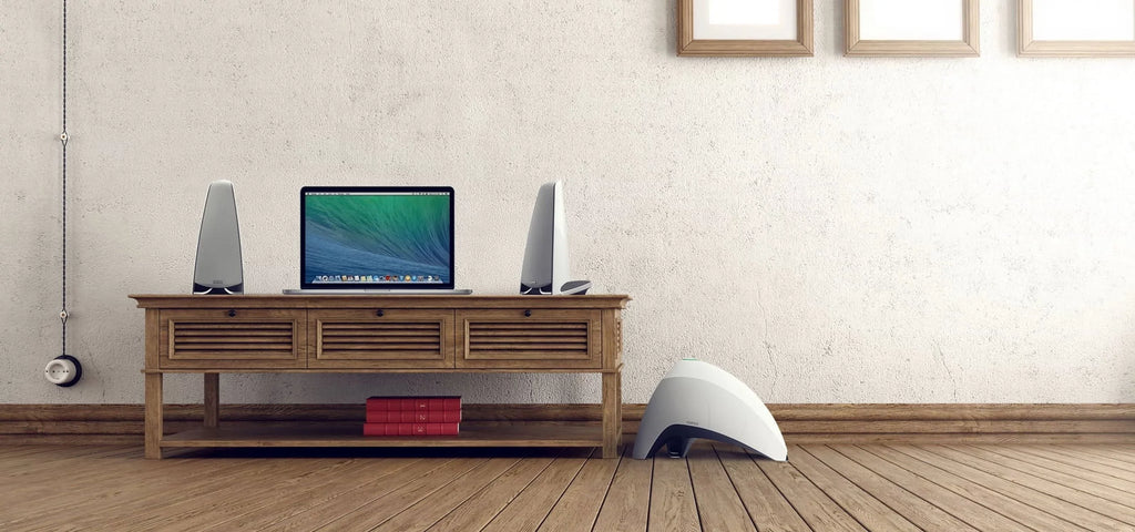 Edifier Prisma Encore e3360 - Speaker system - for PC - 2.1-channel - wireless - Bluetooth - 64 Watt (total) - white