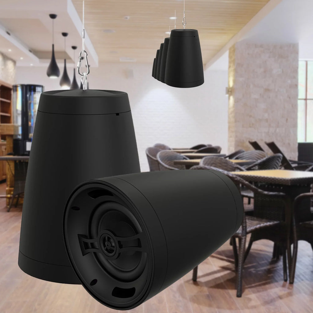OSD Nero Arc 8 8" 2 Way Coaxial Pendant Style Speaker, 8Ohm/70V, Black