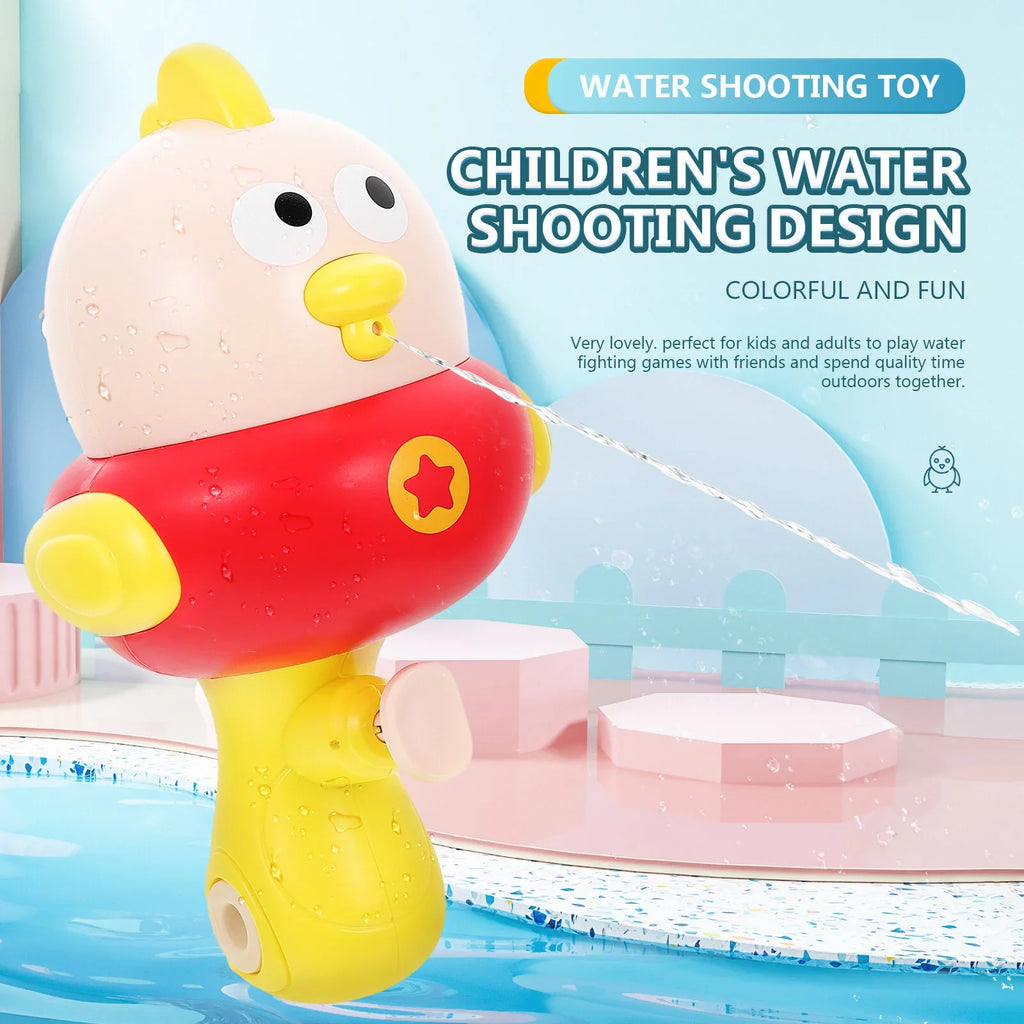 4pcs Interesting Squirt Shooter Wear-resistant Water Toy Interactive Squirt Toy Kids Supply