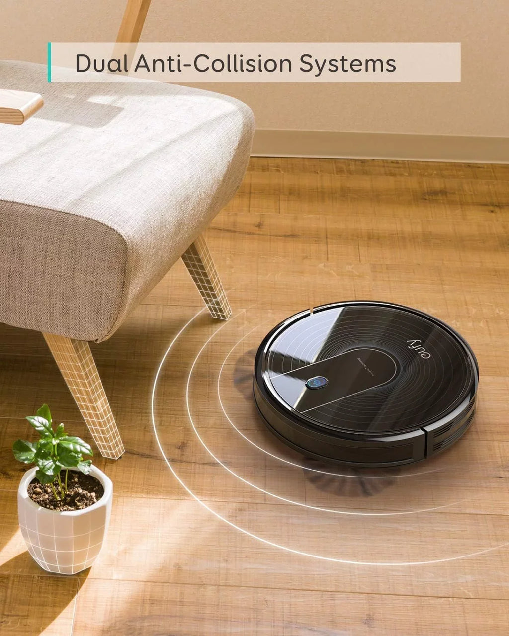 Open Box Eufy by Anker BoostIQ RoboVac 12 Robot Vacuum Cleaner AK-T2109112 - Black