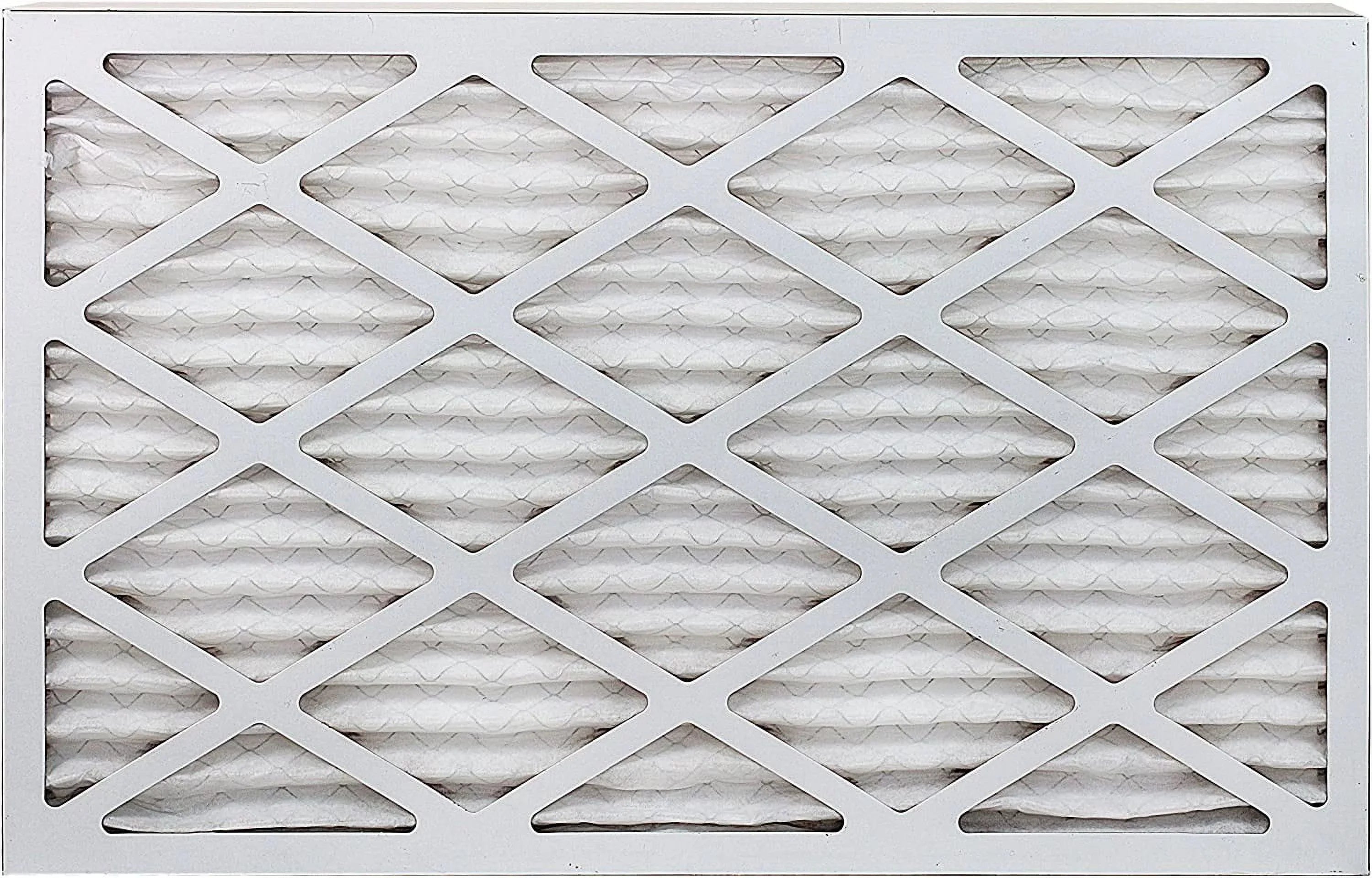 Filterbuy 12x25x1 MERV 8 Pleated HVAC AC Furnace Air Filters (6-Pack)