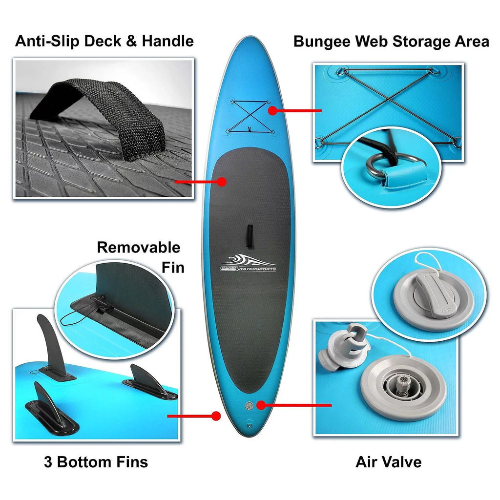 Seachoice 86941 Inflatable Stand-Up Paddle Board Kit