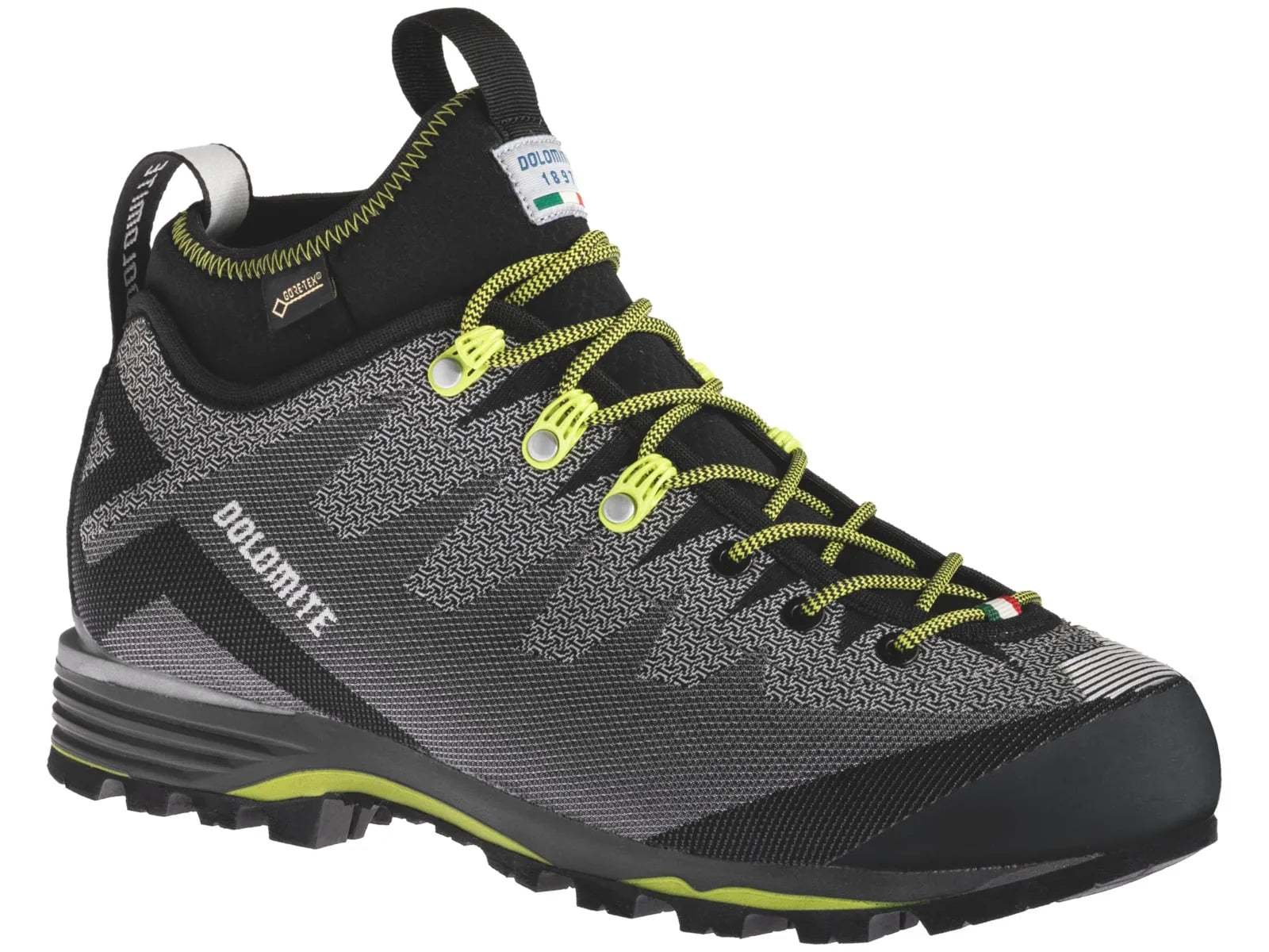 Dolomite Veloce GTX Shoes - Mens, Pewter Grey/Green Shoot, 10.5M/11.5W, 26952311