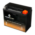 Chrome Battery YTX20HL-BS (20HL-BS 12 Volt,18 Ah, 310 CCA) Jet Ski Battery for Kawasaki Js550 550cc 1983