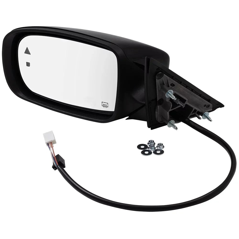 Replacement Driver Power Side View Mirror Heated Blind Spot Detection Compatible with 2011-2018 Charger 1TG41DX8AJ