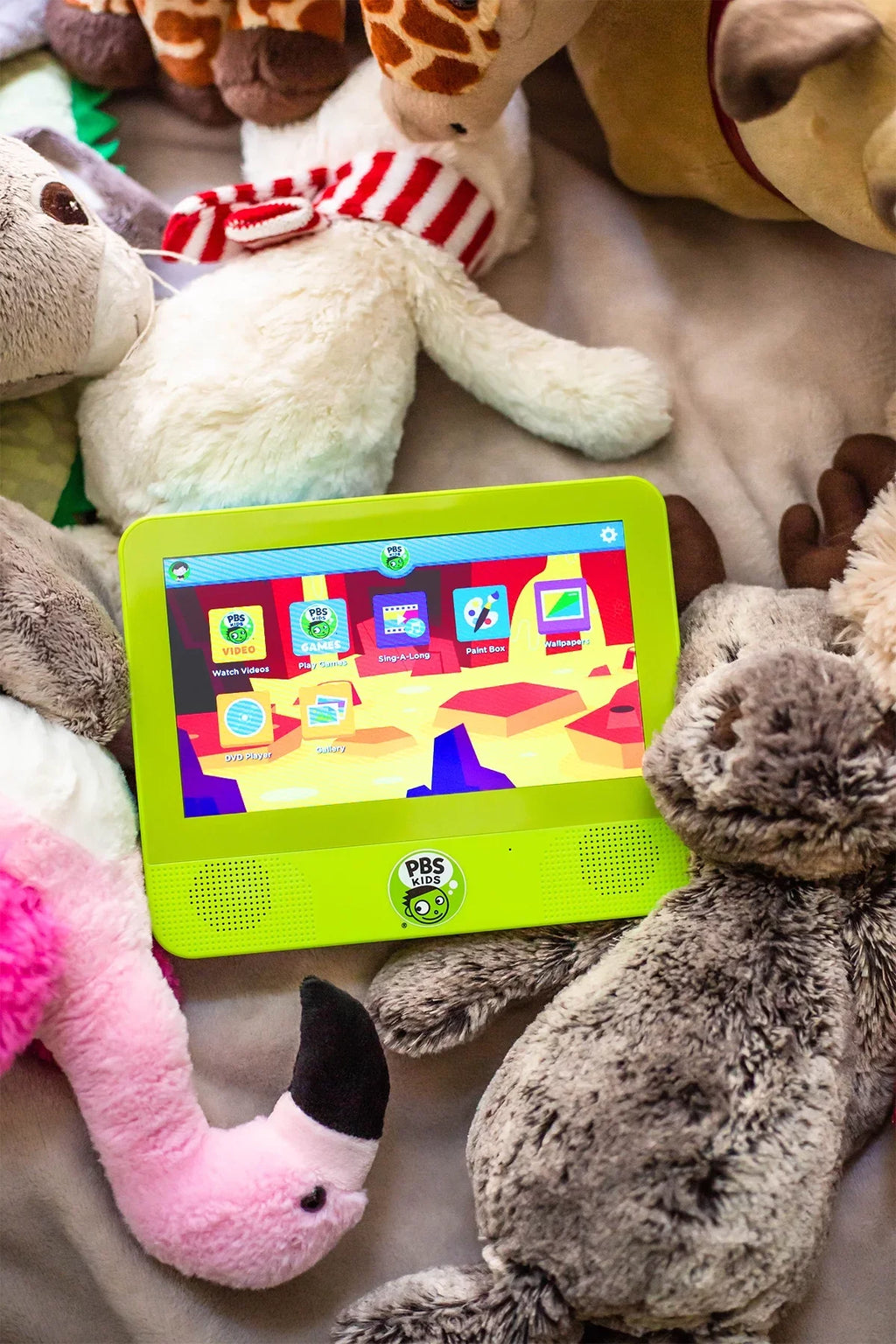PBS KIDS Playtime Tablet DVD Player Android 7.0 Nougat 7" Kid Safe Tablet DVD Player Ages 2+