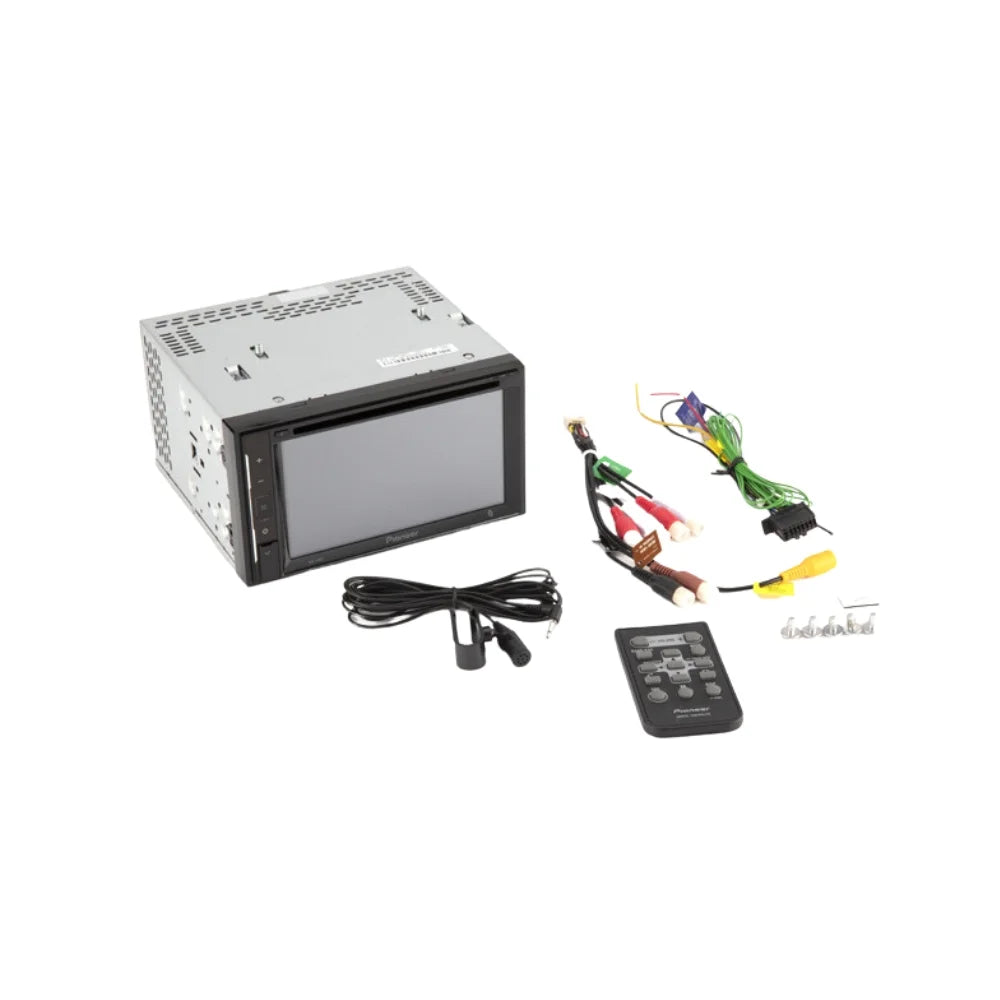 KIT4861 Bundle for 2000-2005 Chevy Venture Van W/ Pioneer AVH-241EX Double DIN Car Stereo with Bluetooth/Backup Camera/Installation Kit/in-Dash DVD/CD AM/FM 6.2" Touchscreen Digital Media Receiver