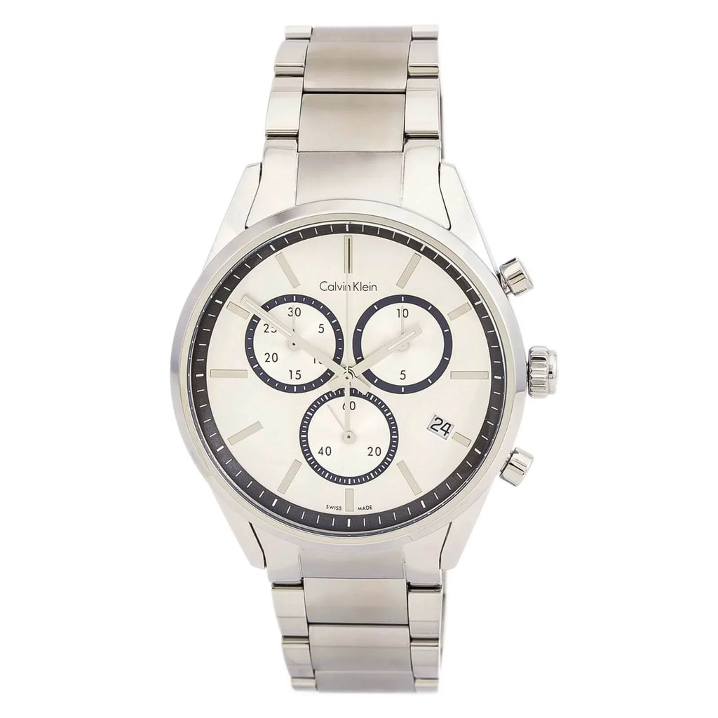 Calvin Klein Men's watch formality chrono (former utility Chrono) Swiss ETA manufactured quartz K4M27146 Men