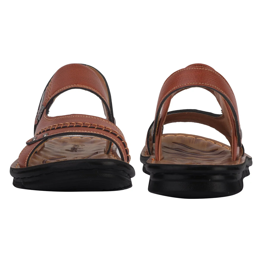 ILJNDTGBE Sandals for Men Leather Hiking Sandals Men Summer Two Wear Buckle Strap Casual Open Toe Flat Soft Bottom Breathable Shoes Sandals