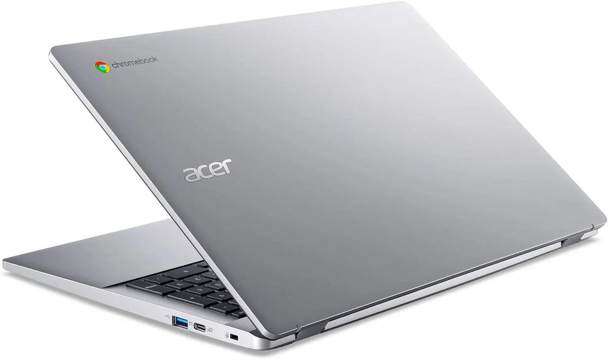 Chromebook 315 Portable computer, 15.6" FHD Touchscreen Display, Intel N100 Quad-core (4 Core), 8GB DDR5 RAM, 64GB eMMC, Wi-Fi, Long Battery Life, Chrome OS, Silver + Tigology Accessories