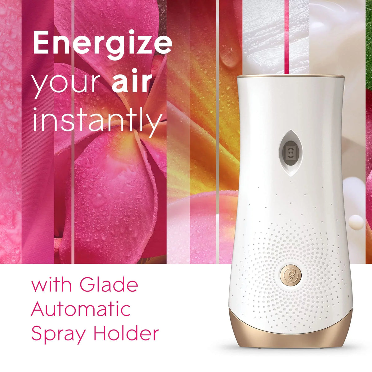 Glade Automatic Spray Refill, Air Freshener For Home And Bathroom, Tropical Blossoms, 6.2 Oz, 3 Count