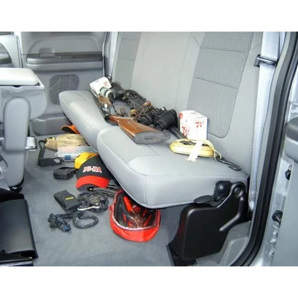 DU-HA 20031 Under Seat Storage Fits 00-16 Ford F-250 thru F-550 Supercab, Black