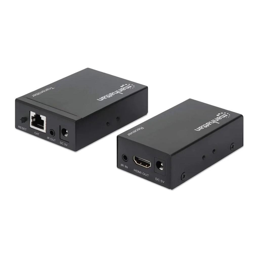 Manhattan 1080p HDMI over Ethernet Extender Kit Up to 164 ft. with Single Cat6 Cable and IR support