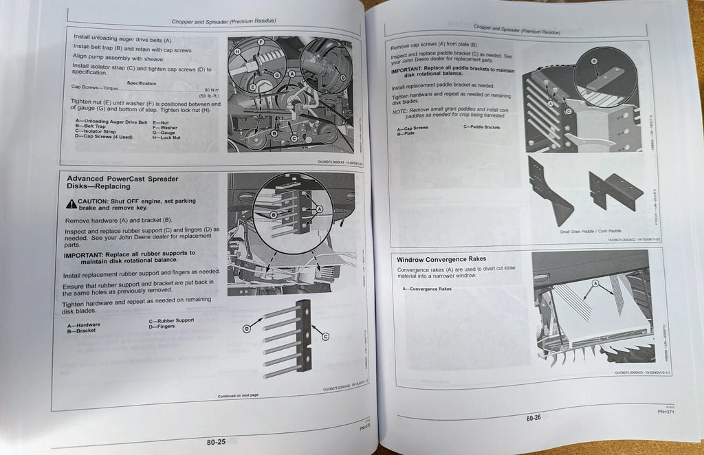 John Deere S660 S670 S680 S690 Combine Owners & Operation Manual - Part Number # OMHXE51478