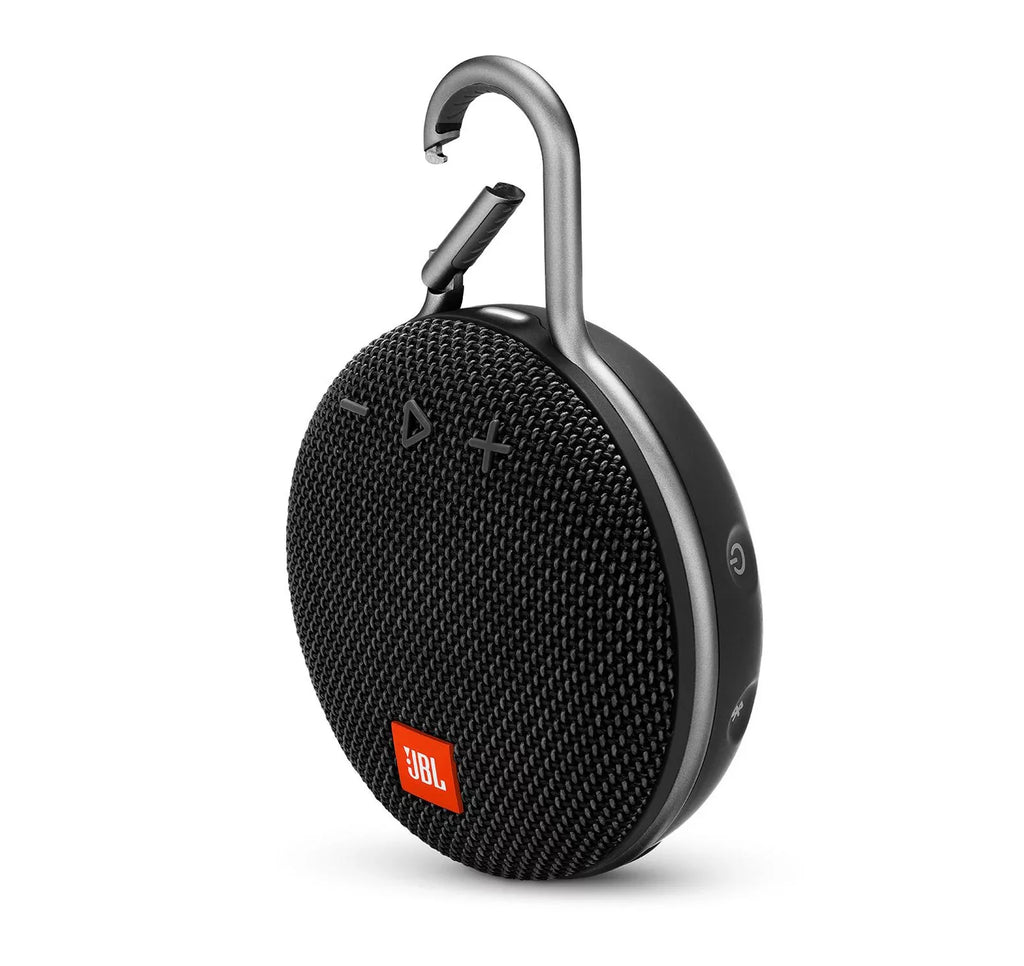 JBL Clip 3 Black Portable Bluetooth Speaker (Damaged Box)