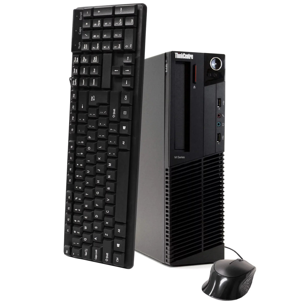 Pre-Owned M91P Desktop Computer SFF PC Intel Core Intel Core i5 3.2GHz Win10 Pro WiFi 8GB RAM 250GB HDD 19" Monitor- (Refurbished: Like New)