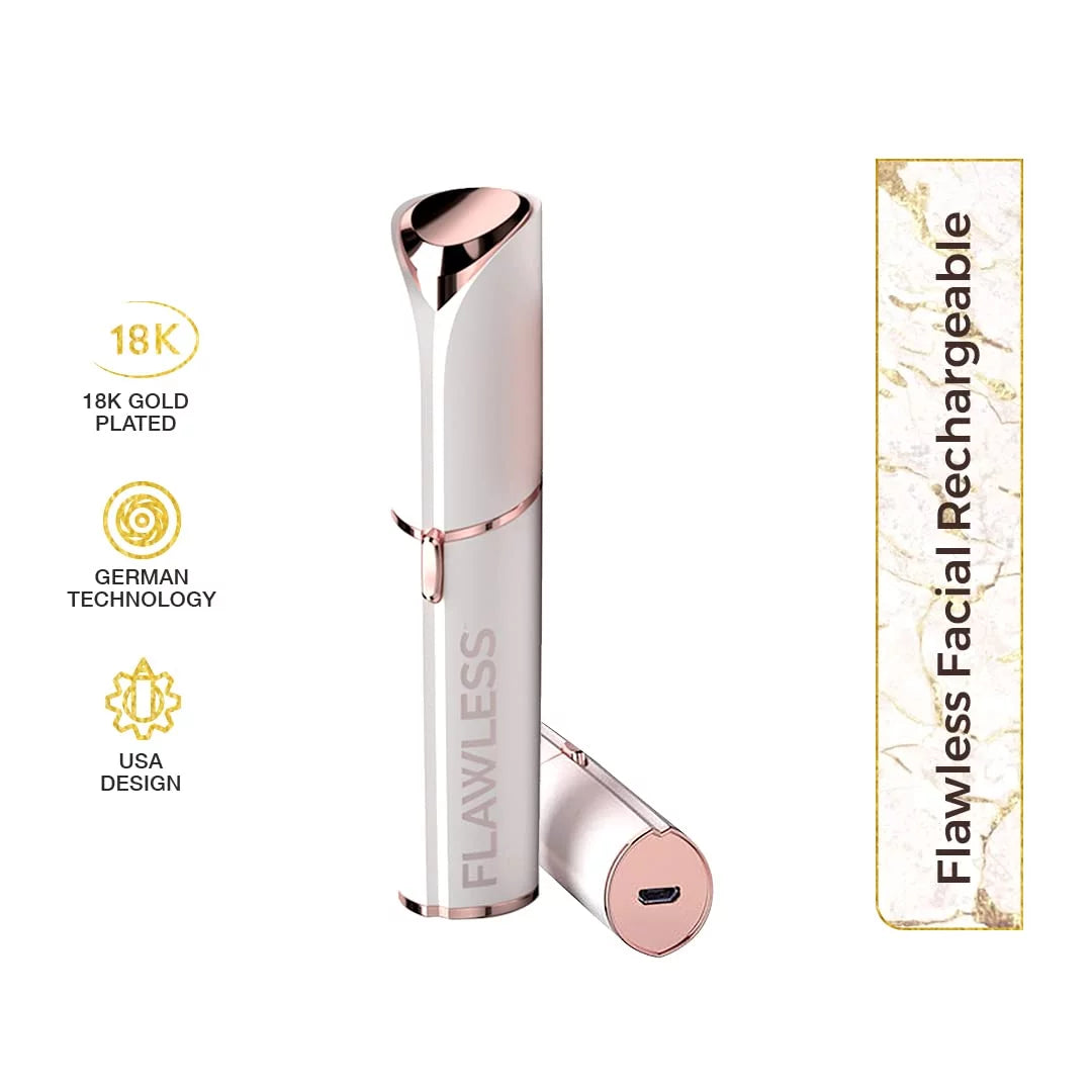 Finishing Touch Flawless Original Facial Hair Removal Rechargeable White