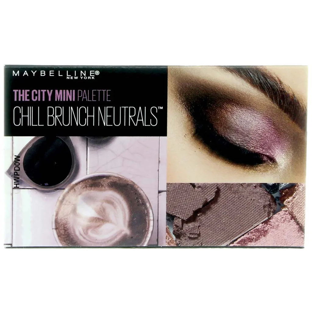 Maybelline The City Mini Eyeshadow Palette Makeup, Chill Brunch Neutrals, 0.14 oz (Pack of 3)