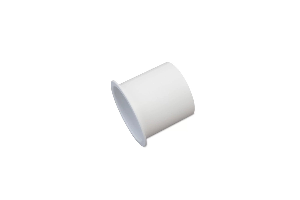Red Hound Auto 50 Cup Holder Plastic Pocket Recessed Insert Universal for Boat RV Car Truck Sofa Game Table Marine Pontoon Motorhome Bulk Camper White