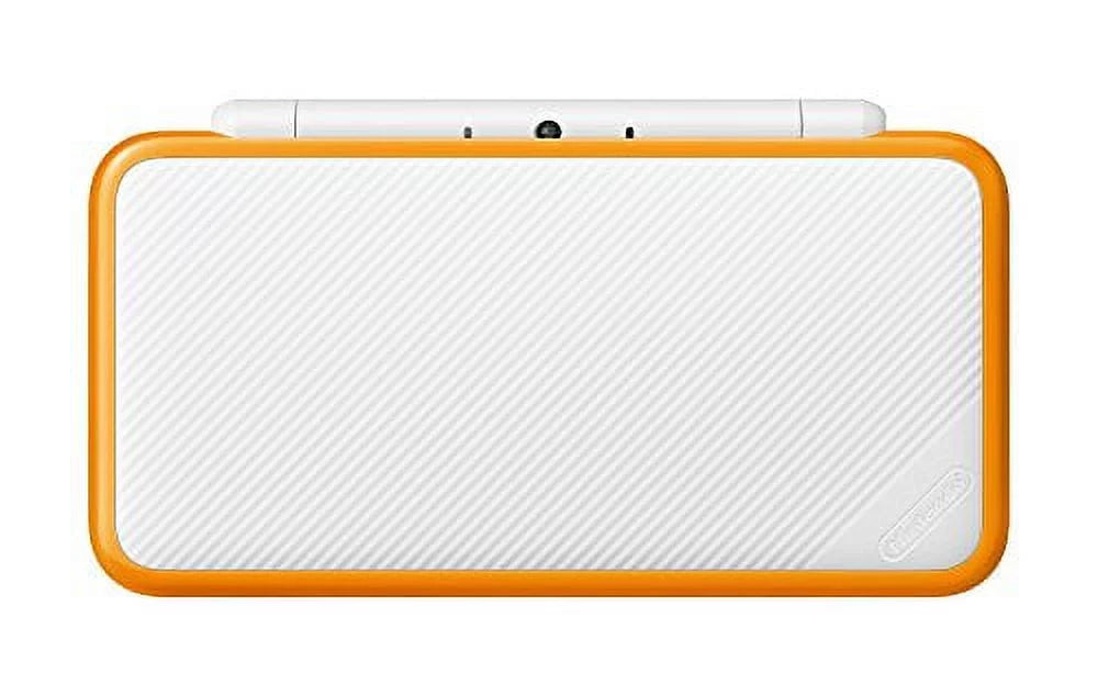 Restored Nintendo New 2DS XL White Orange Gaming Console w/ Stylus SD Card and Charger (Refurbished)