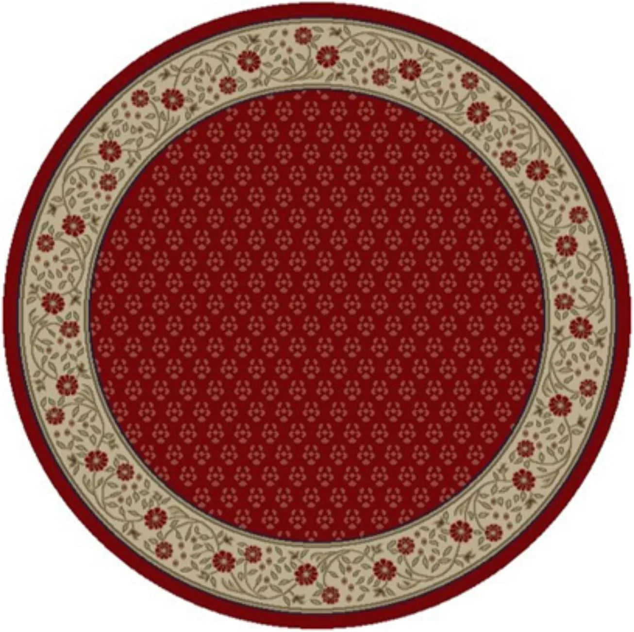 Concord Global 5 ft. 3 in. Jewel Harmony - Round, Red