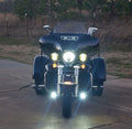For Harley-Davidson Tri Glide Ultra Classic 6000K LED Auxiliary Lights Lamps