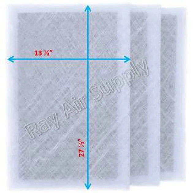 MicroPower Guard Air Cleaner Replacement Filter Pads 15x30 Refills (3 Pack)