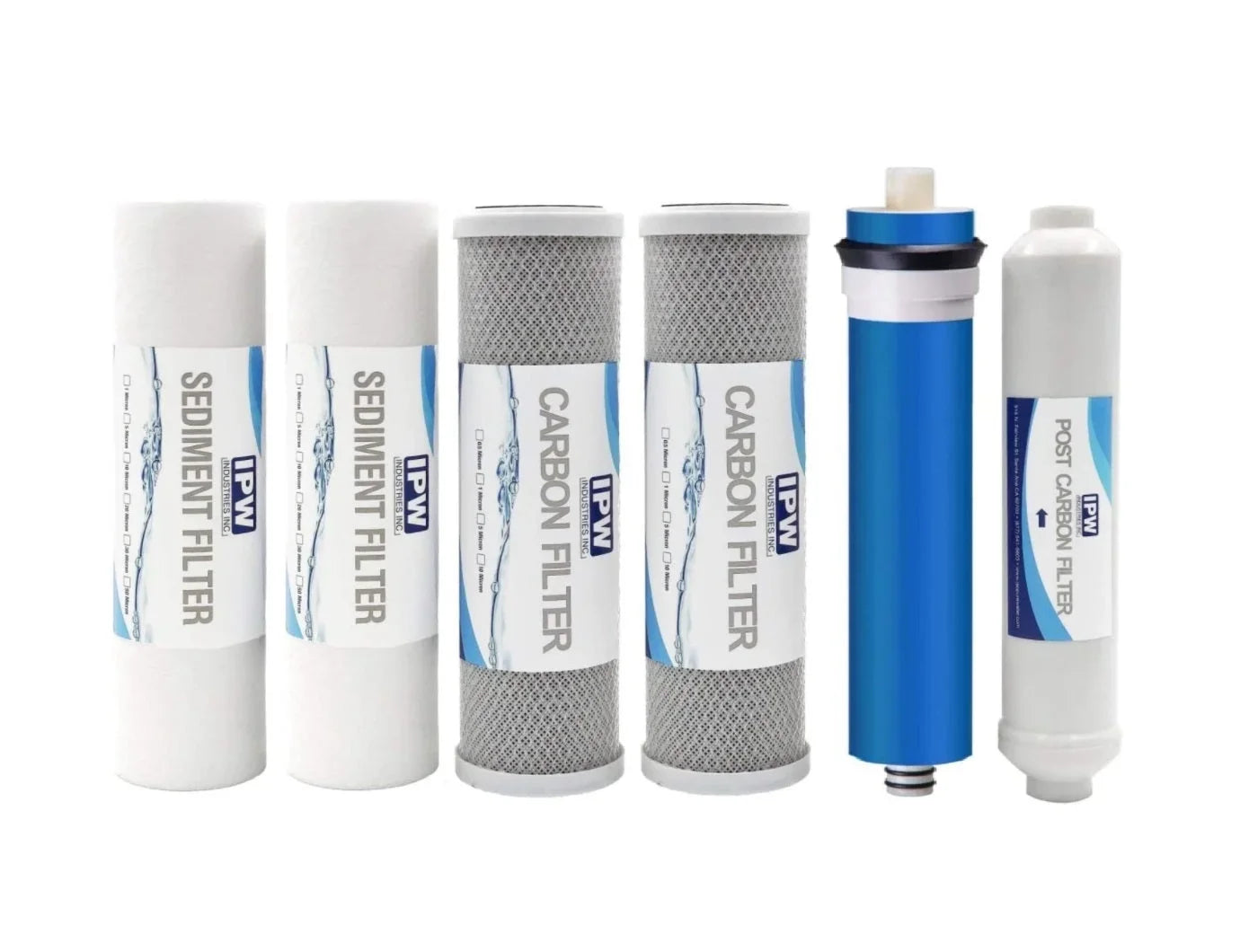 Compatible Pentek RO-2550 RO System Replacement Water Filter Kit 50 gpd by IPW Industries Inc.