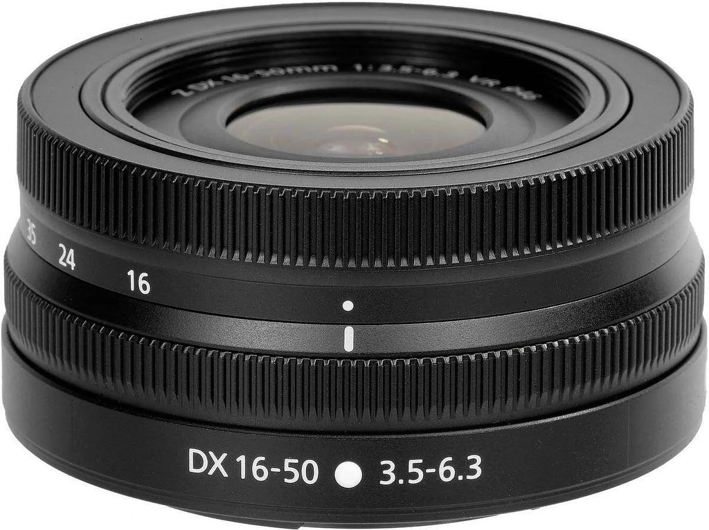 Nikon Z7 II Mirrorless Camera with NIKKOR Z DX 16-50mm VR Zoom Lens + SanDisk 32GB Card + Case + Wideangle + Tripod + ZeeTech Accessory Bundle