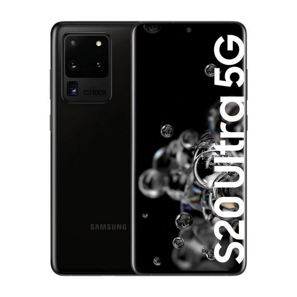 Pre-Owned SAMSUNG Galaxy S20 Ultra 5G G988 128GB, Black Dual SIM Unlocked Smartphone (Refurbished: Good)