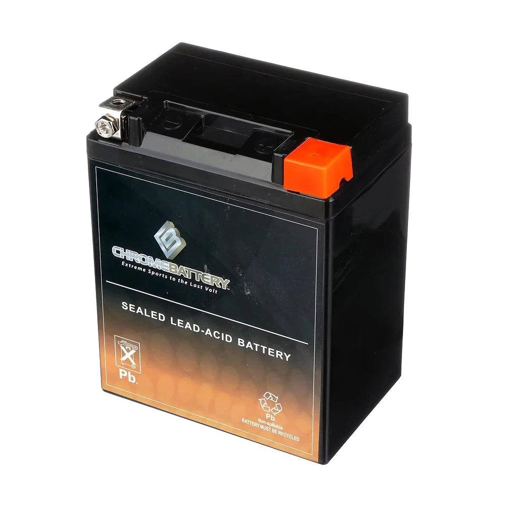 Chrome Battery Ytx14Ahl-Bs Motorcycle Battery For Honda 500Cc Cx500 C D T 1980
