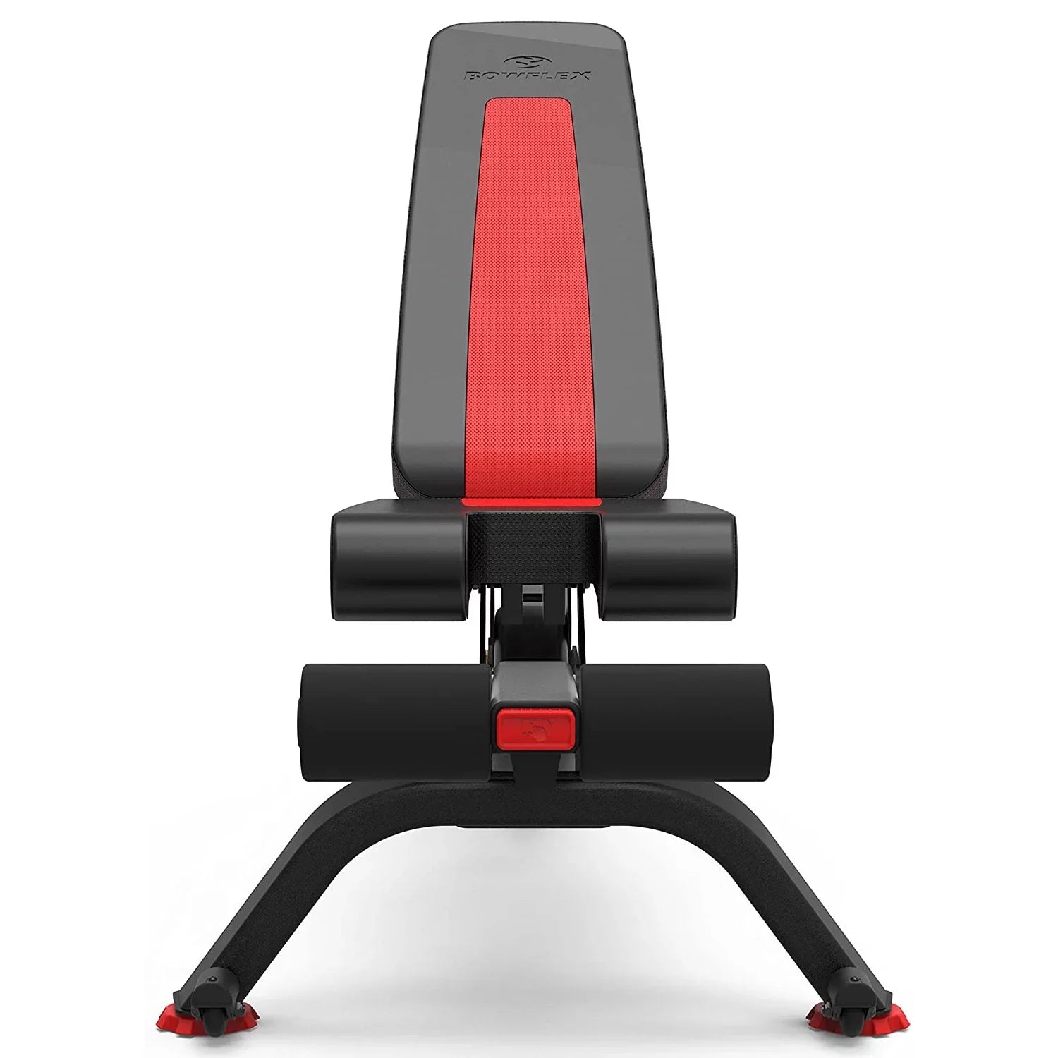 Bowflex 100675 5.1S Stowable SelectTech Adjustable Bench, 6 Adjustment Angles Bundle with Bowflex SelectTech Dumbbell Stand with Media Rack