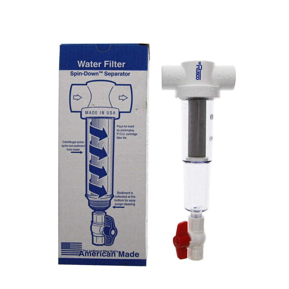 Package Of 4 Rusco 1-140STSS-F Stainless Steel Screened Sediment Trapper Sy...