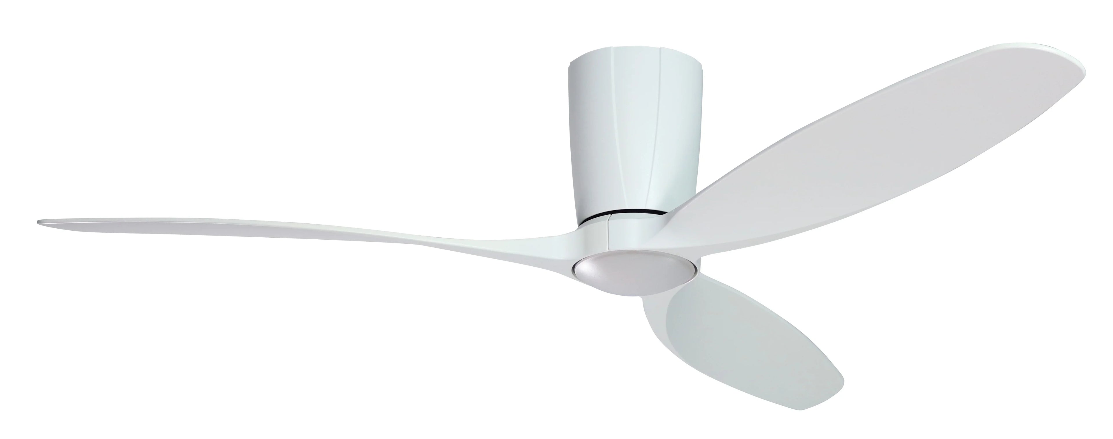 Flagler 52 in. WiFi Integrated LED Indoor/Outdoor Matte Pure White Ceiling Fan with Light and Remote Control