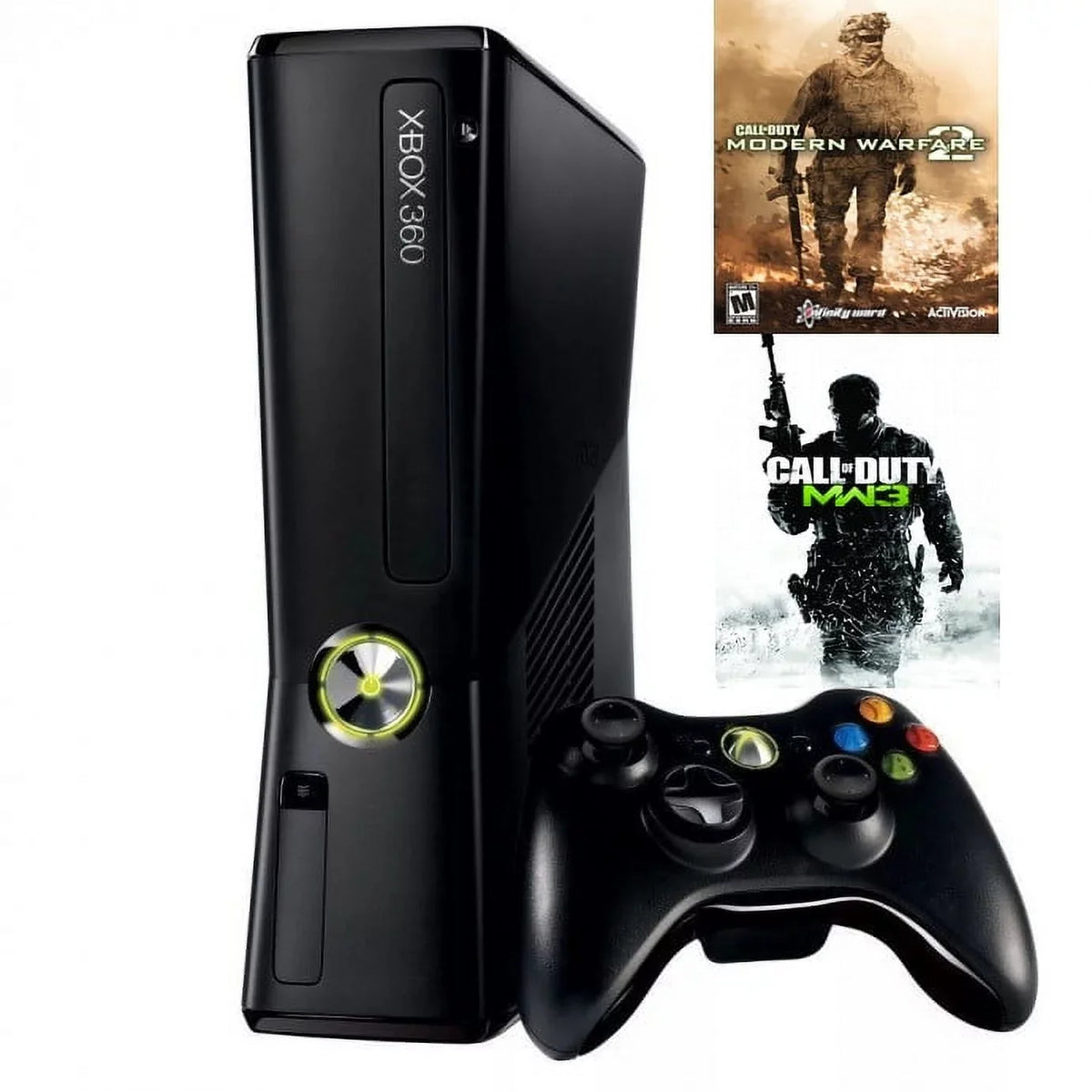 Pre-Owned Xbox 360 4gb Console Call of Duty Modern Warfare 2, 3 and 4 Bundle