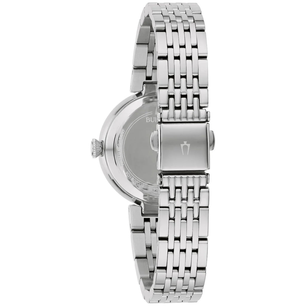 Bulova Women's Stainless Steel Crystal Accent Watch - 96L284