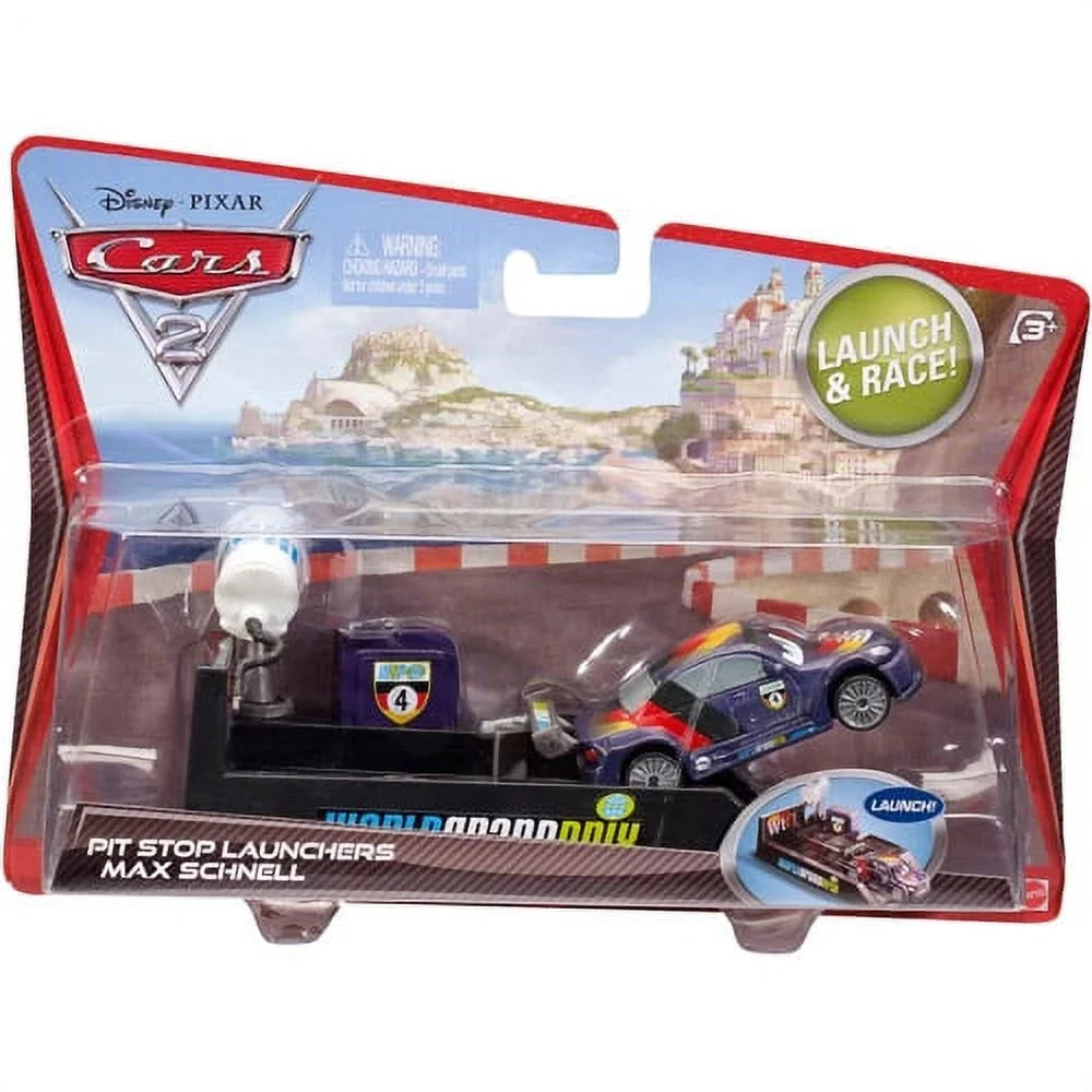 Disney Cars 2 Racer Pit Stop Launcher Max Schnell DTM
