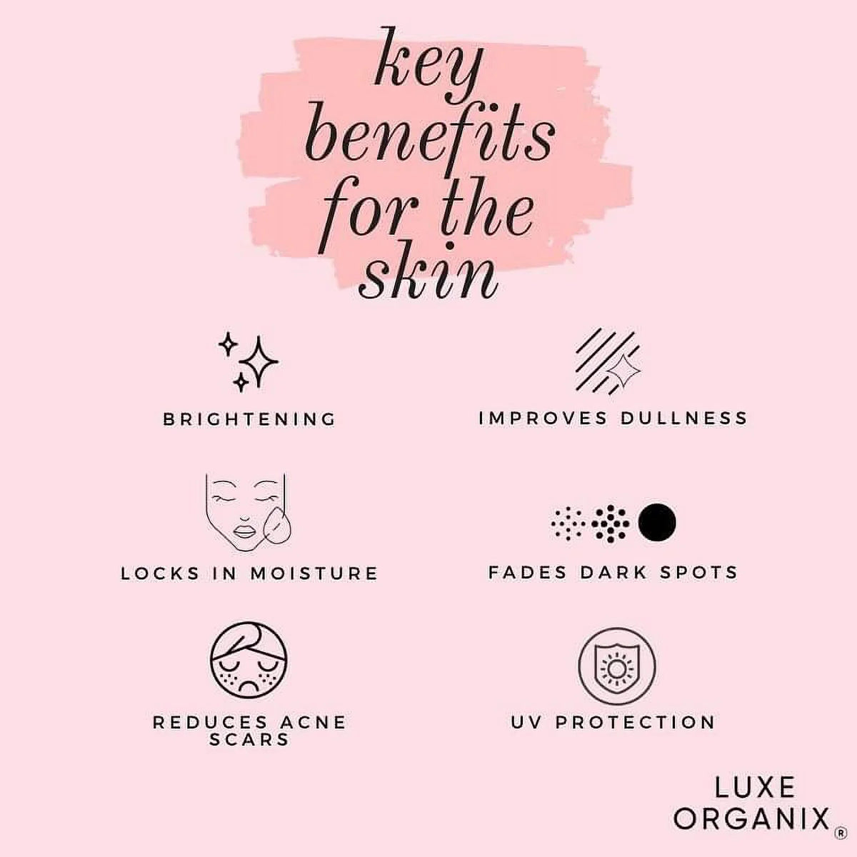 LUXE ORGANIX POWER GLOW SERUM 30ML
