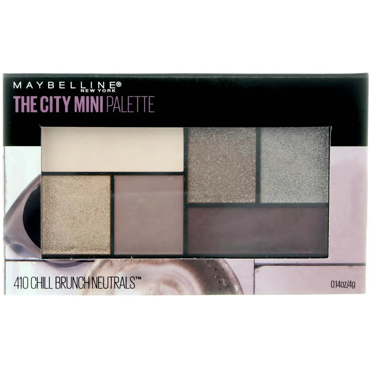 Maybelline The City Mini Eyeshadow Palette Makeup, Chill Brunch Neutrals, 0.14 oz (Pack of 3)