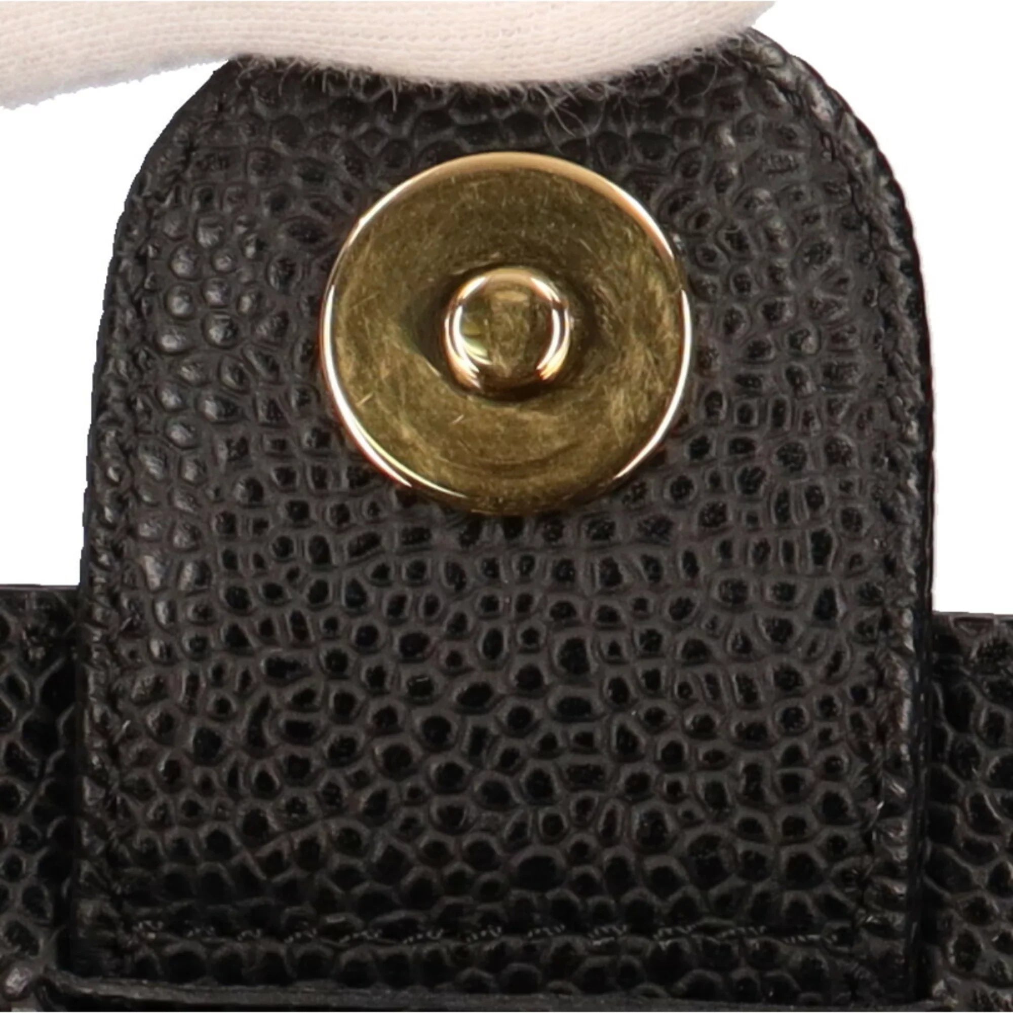 Pre-Owned Chanel CHANEL chain shoulder bag leather black ladies (Good)