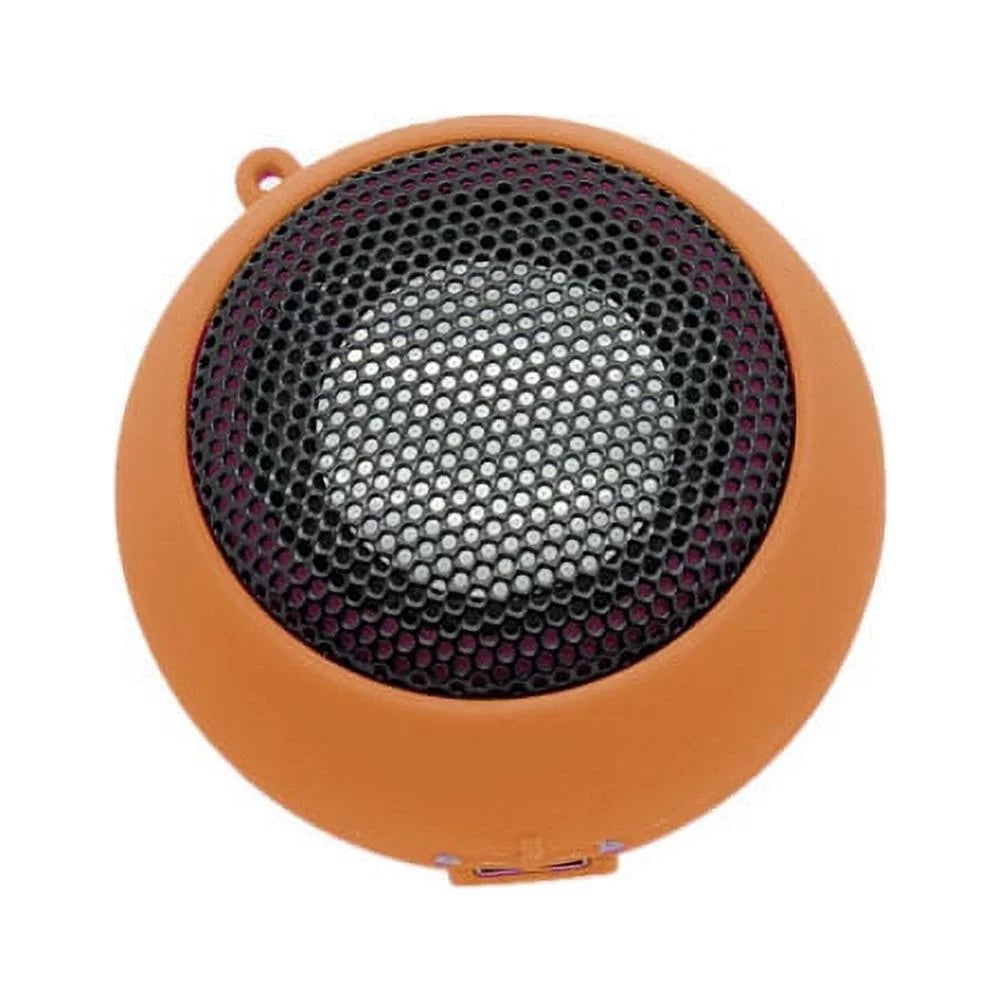 Portable Wired Speaker for Moto G Power (2022) Phone - Audio Multimedia Rechargeable Orange A7Q Compatible With Motorola Moto G Power (2022)