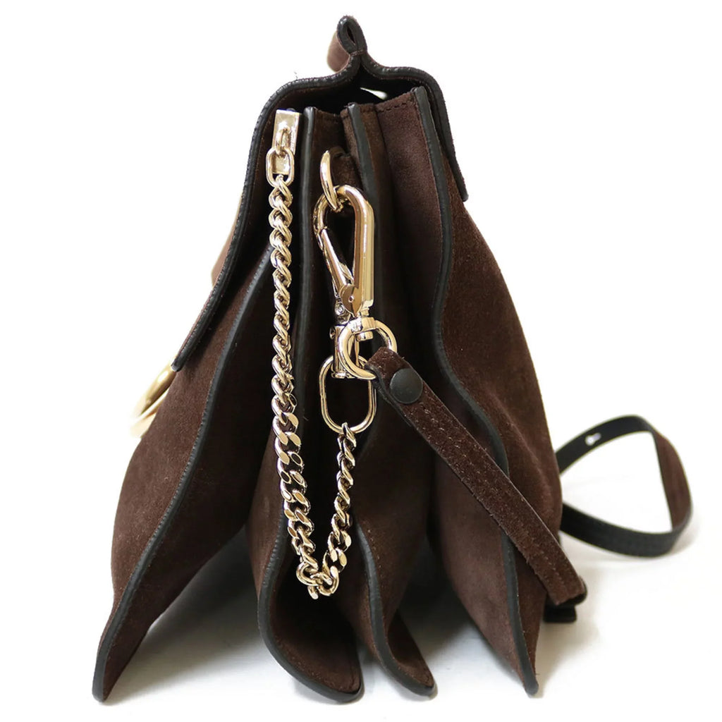Pre-Owned Chloé Chloe Shoulder Bag Brown Ladies (Fair)